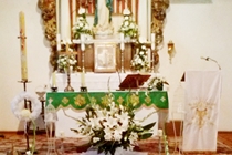 Dekoracja ślubna kościoła (fot. B-9)