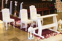 Dekoracja ślubna kościoła (fot. B-31)